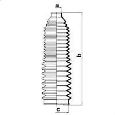 Пильовик рульового механізма 83657 GKN SPIDAN