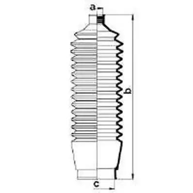 Пильовик рульового механізма 83836 GKN SPIDAN