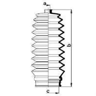 Пильовик рульового механізма 83862 GKN SPIDAN