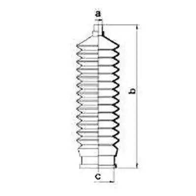 Пильовик рульового механізма 83888 GKN SPIDAN