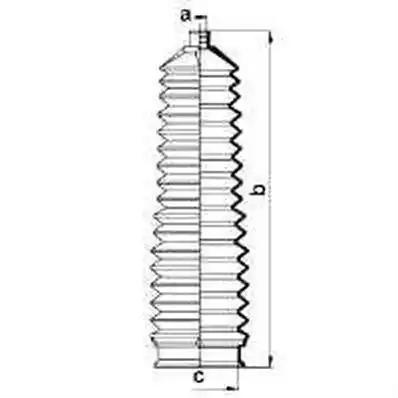 Пильовик рульового механізма 83901 GKN SPIDAN
