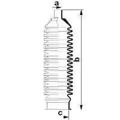 Пильовик рульового механізма 84029 GKN SPIDAN