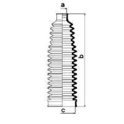 Пильовик рульового механізма 84076 GKN SPIDAN