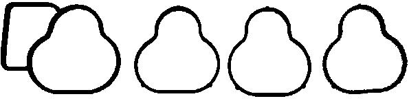 Комплект прокладок гумових 215050 ELRING