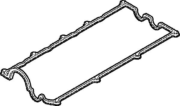 Прокладка кришка головки циліндра opel 17dti 16v y17dt/y17dtl... 492100 ELRING
