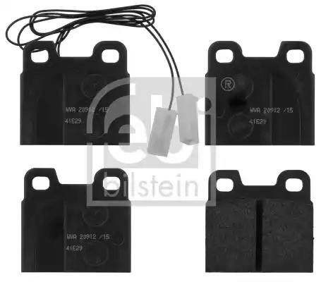 Комплект гальмівних накладок, дискове гальмо 116001 FEBI