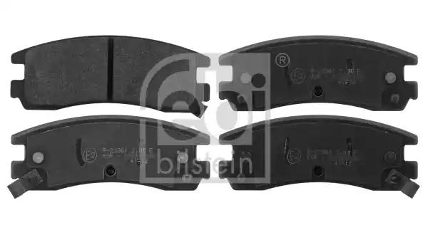 Комплект тормозных колодок дисковый тормоз 116154 FEBI