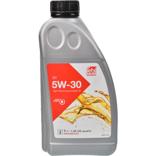 Febi 1л  made in germany !!  масло синтетичне 5w-30 api sn plus rc chrysler ms 6395... 172169 FEBI