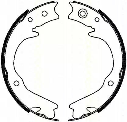 Комплект гальмівних колодок стоянкове гальмо 810068003 TRISCAN