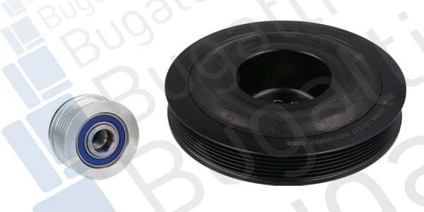 Шків колінвалу + шків генератора a6/q7/touareg 2.7/3.0tdi 04- BPSD1032ND BUGATTI