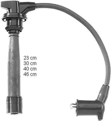 Beru hyundai к-кт проводів запалювання accent x3 1.5 94- ZEF1136 BERU