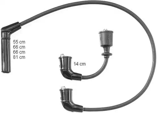 Комплект проводов зажигания ZEF1144 BERU