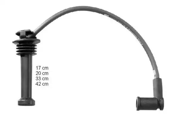 Beru ford дроти запалювання fiestafocusmondeo 1.4/1.6 01- ZEF1549 BERU