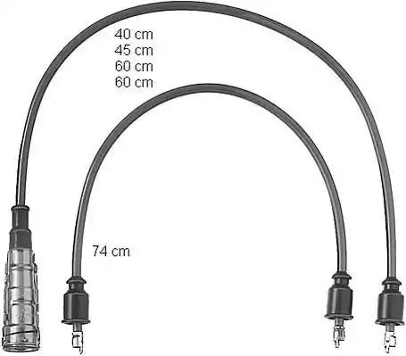Комплект проводов зажигания ZEF435 BERU