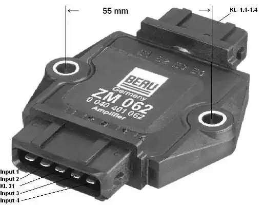 Комутатор запалювання ZM062 BERU