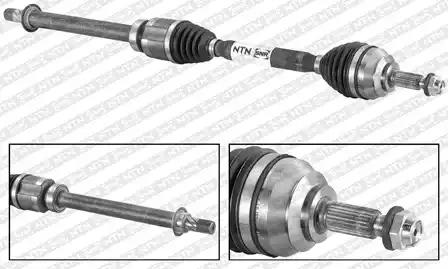 Приводний вал DK55064 SNR NTN