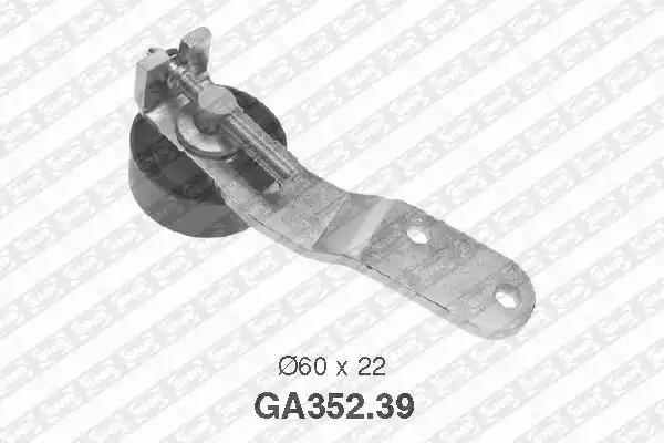 Натяжний ролик, поліклиновий ремінь GA35239 SNR NTN