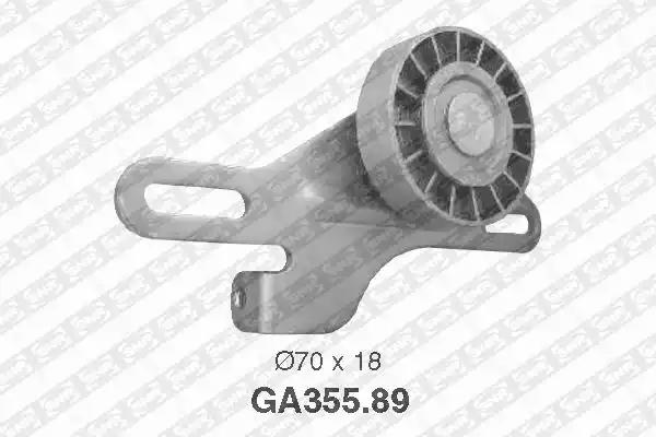 Aролик привідного ременя renault clio/kangoo -ac 14 97-03 GA35589 SNR NTN