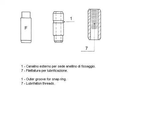 Направляюча клапана впуск ваз 2101 1.2/1.3/1.5/1.6 вир-во metelli... 011369 METELLI