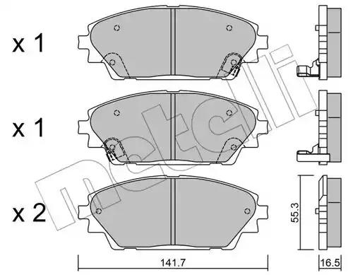 Klocki ham  mazda 3 13- 2209920 METELLI