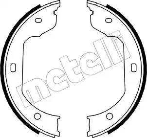 Комплект тормозных колодок стояночная тормозная... 530019 METELLI