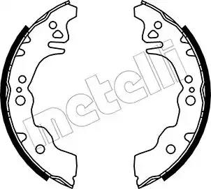 Комплект тормозных колодок 530043 METELLI