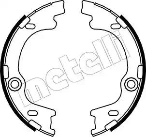Комплект тормозных колодок стояночная тормозная... 530185 METELLI