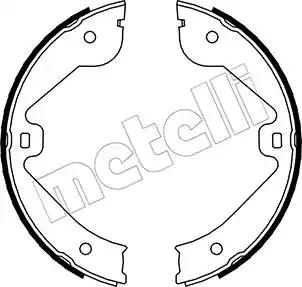 Комплект тормозных колодок стояночная тормозная... 530244 METELLI