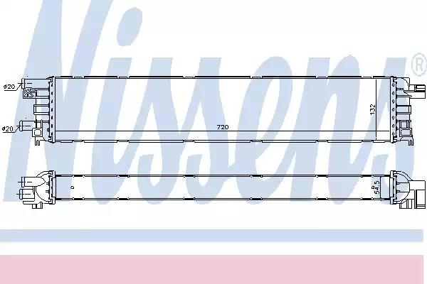 Nissens audi низькотемпературний радіатор a4 b8 05- a5 10- 60355 NISSENS