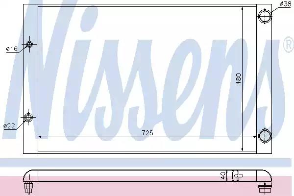 Радіатор ai a 8/s 803-3.7 i+[oe 4e0.121.251 e] 60427 NISSENS