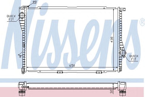 Радиатор first fit 60648A NISSENS
