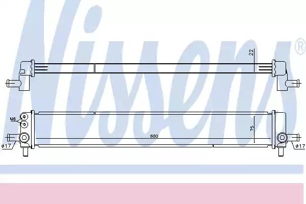 Радіатор, акумулятор привода 646945 NISSENS
