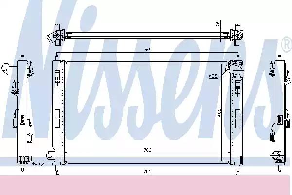 Радиатор first fit 67359 NISSENS