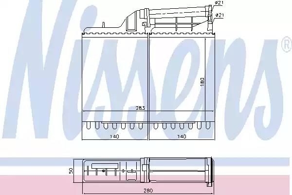 Пічка  b10e343.0 i+[oe 1.384.725] 70502 NISSENS