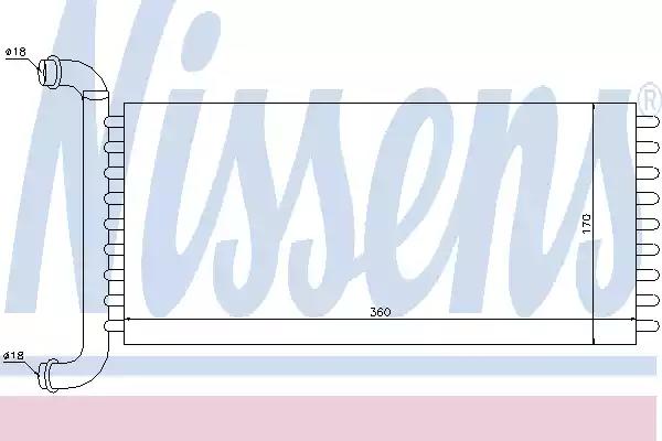 Радіатор пічки viano w639/vito 2.2-3.7 03- 72037 NISSENS