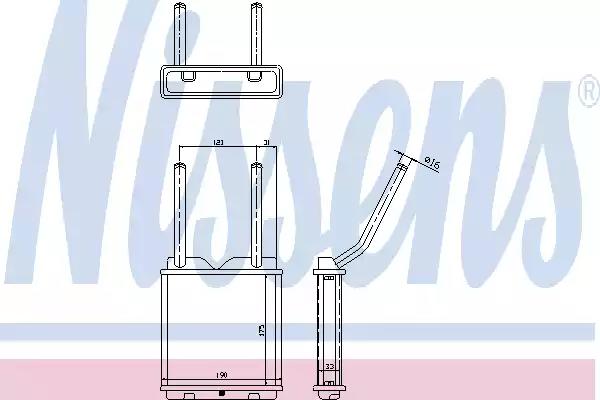 Пічка op vectra a88-1.4+[oe 1806 116] 726531 NISSENS