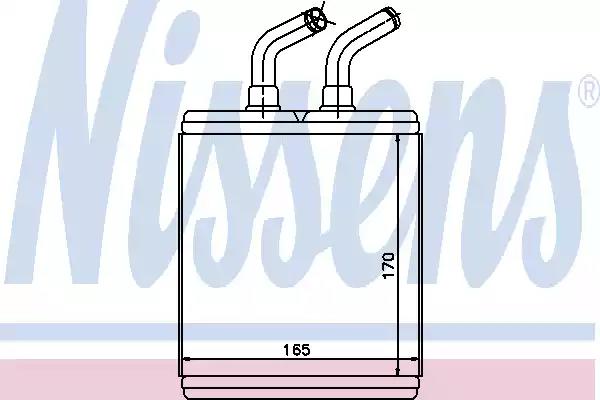 Теплообменник отопление салона 77515 NISSENS