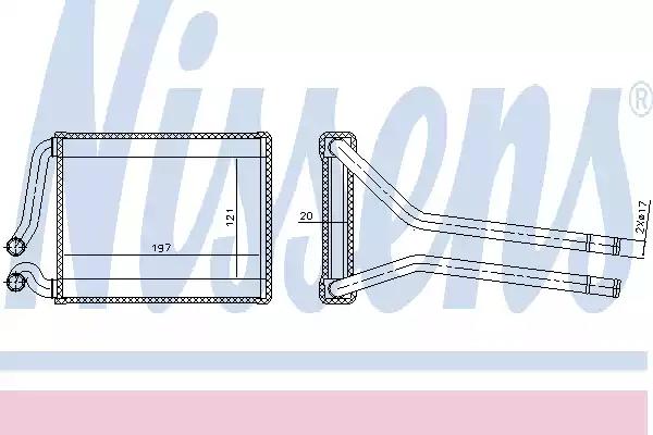 Пічка kia picanto04-1.0+[oe 9713807400] 77537 NISSENS