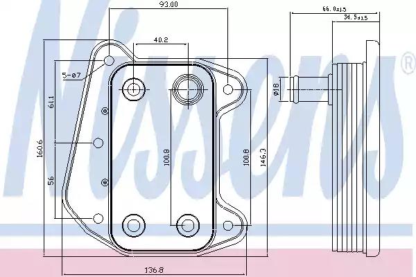 Радиатор first fit 90622 NISSENS