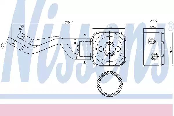 Масляный радиатор 90685 NISSENS