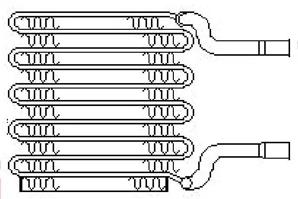 Испаритель кондиционер 92017 NISSENS