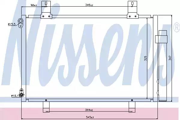 Конденсер кондиціонера 940057 NISSENS