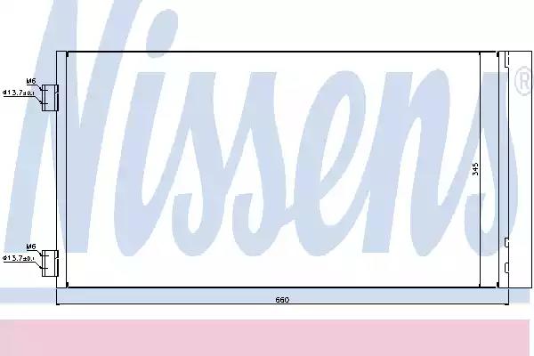 Радіатор кондиціонера first fit 940204 NISSENS