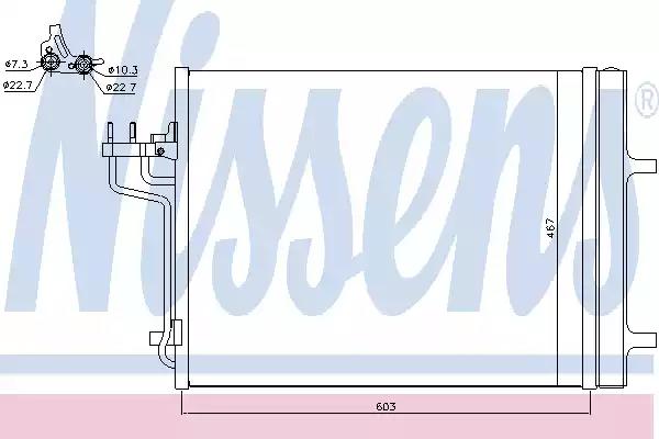Радіатор кондиціонера first fit 940398 NISSENS