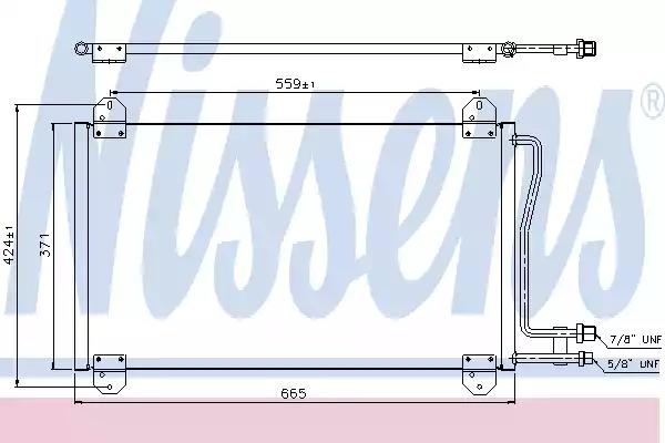 Радіатор кондиціонера first fit 94225 NISSENS