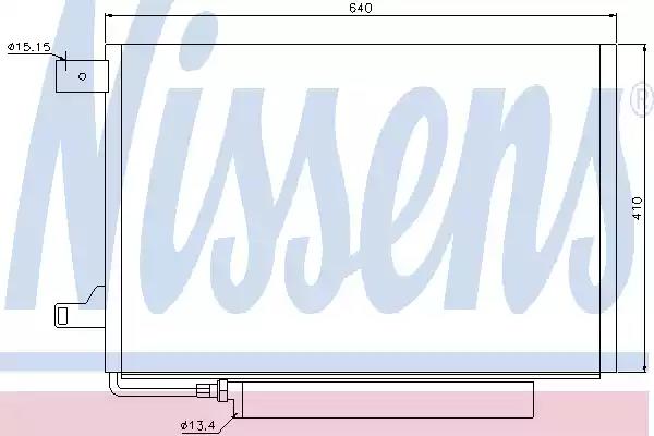 Радіатор кондиціонера first fit 94911 NISSENS