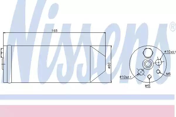 Осушитель кондиционер 95070 NISSENS
