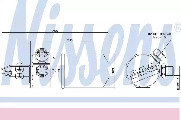 Осушувач кондиціонера 95194 NISSENS