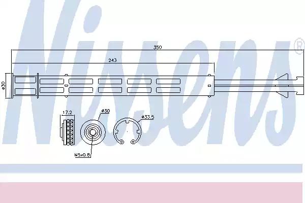 Осушитель кондиционера 95358 NISSENS
