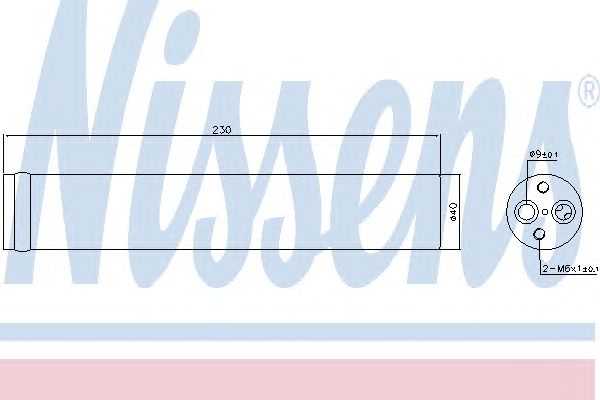 Осушувач кондиціонера 95406 NISSENS